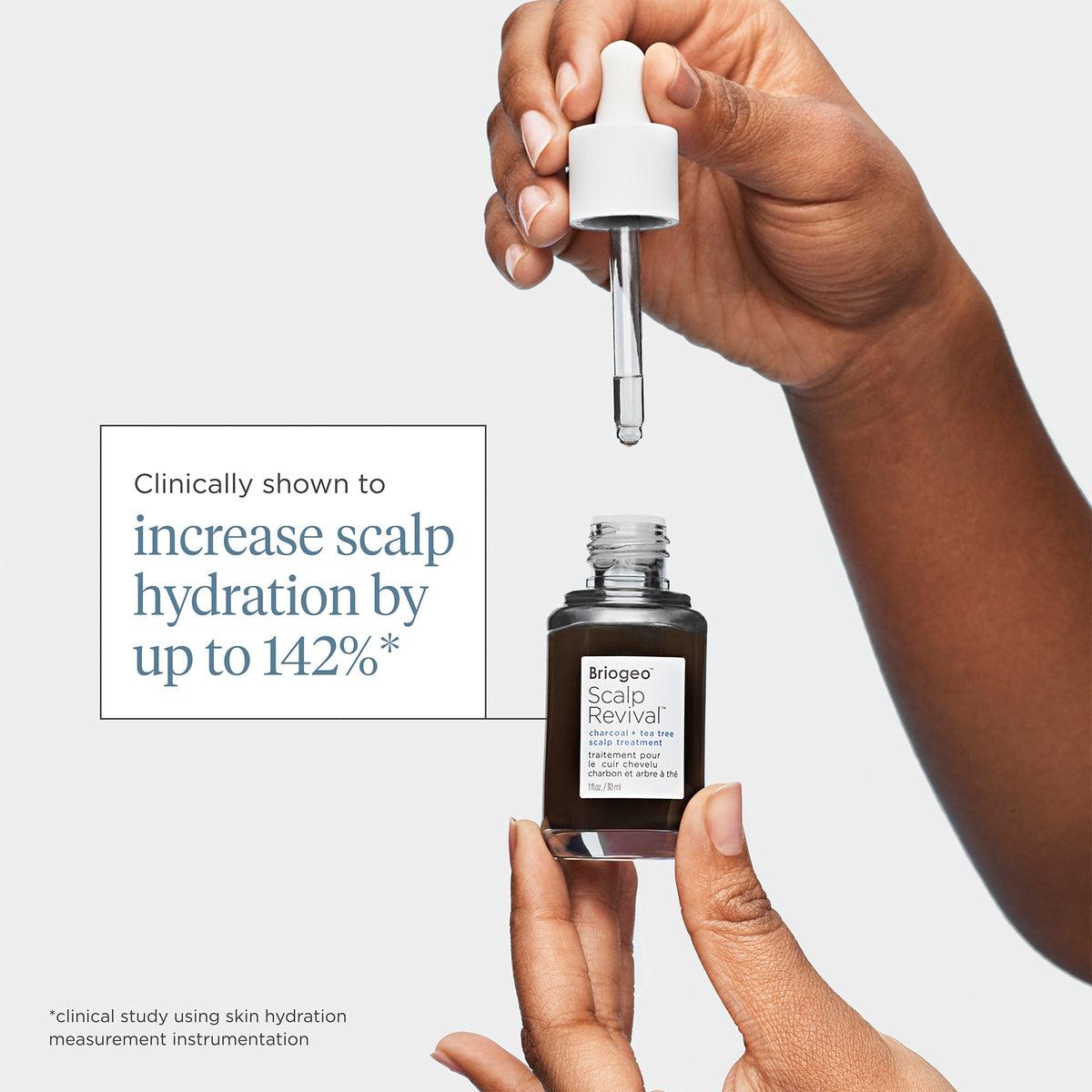 Briogeo - Scalp Revival Charcoal + Tea Tree Scalp Treatment 1 oz Drops - Hair at Beyond Polish