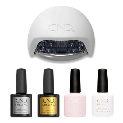 CND - Gel Basic Kit, Romantique & Cream Puff - Gel Polish at Beyond Polish