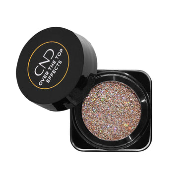 CND - Over The Top Effects - Gold Party - Nail Art at Beyond Polish