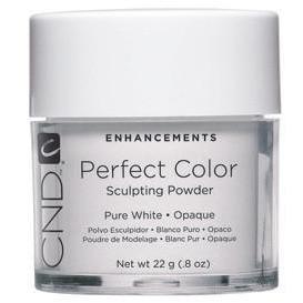 CND - Perfect Color Powder - Pure White - Opaque 0.8 oz