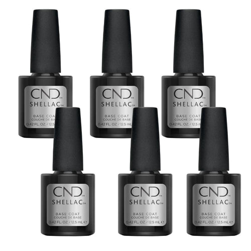 CND Shellac - Base Coat - 6 Pack (0.25 oz) - Top & Base Coats at Beyond Polish
