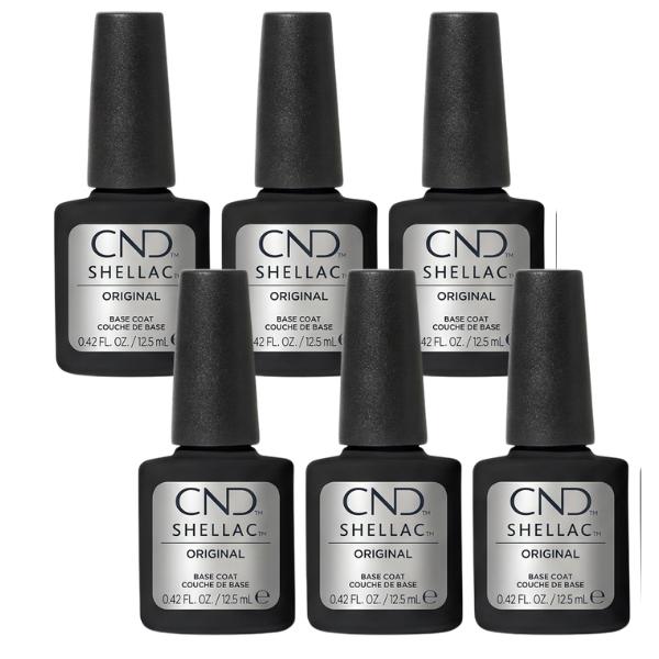 CND - Shellac Base Coat - 6 Pack - Gel Polish at Beyond Polish