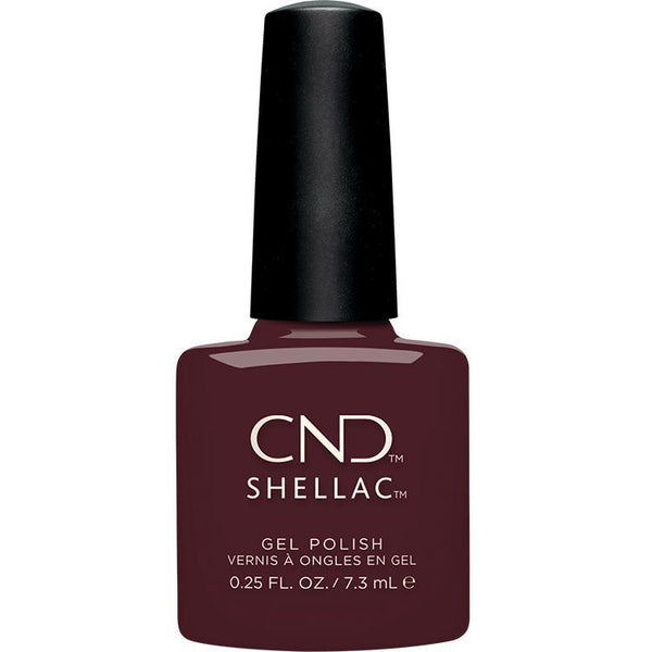 CND - Shellac Black Cherry (0.25 oz) - Brown Gel Polish - CNDS