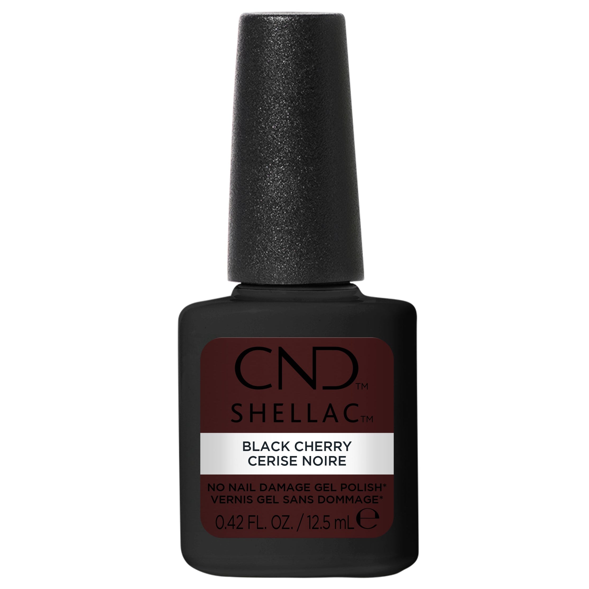 CND Shellac - Black Cherry 0.42 oz - Gel Polish at Beyond Polish
