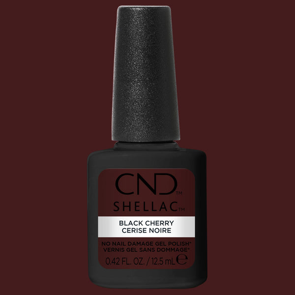 CND Shellac Black Cherry Gel Polish 0.42oz | Beyond Polish