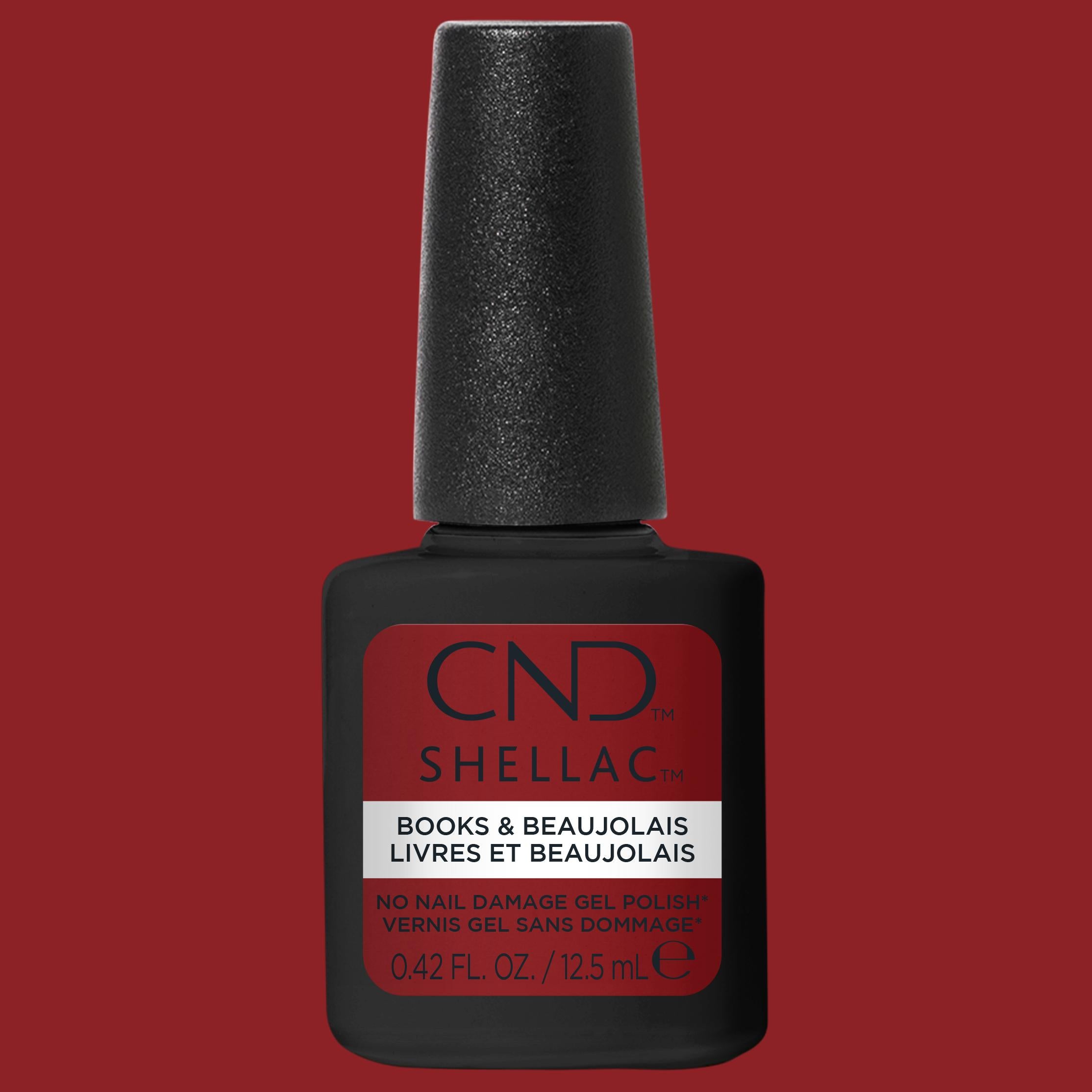 CND Shellac - Books & Beaujolais 0.42 oz - Gel Polish at Beyond Polish