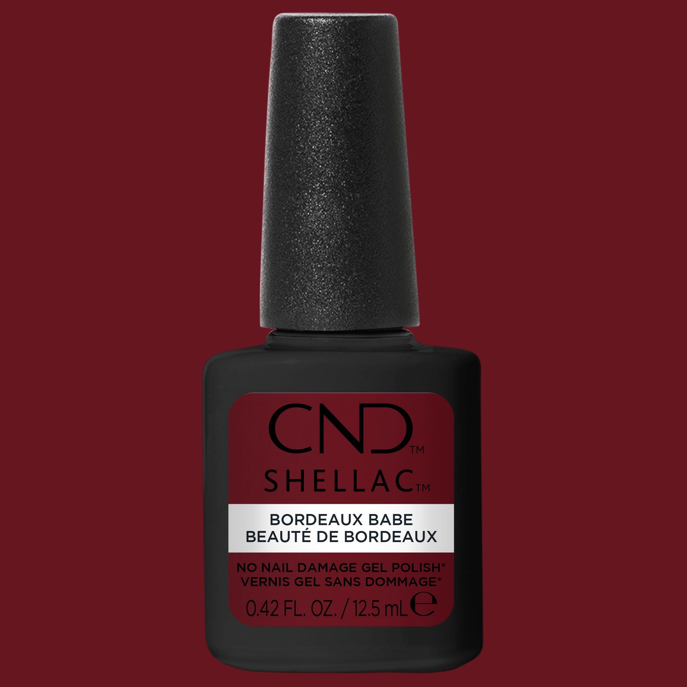 CND Shellac - Bordeaux Babe 0.42 oz - Gel Polish at Beyond Polish