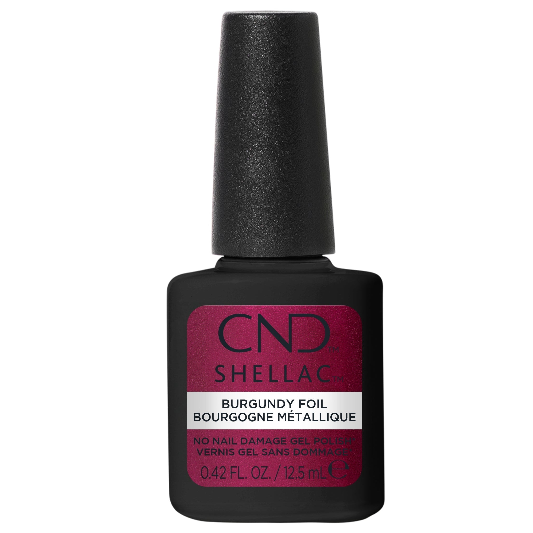 CND Shellac - Burgundy Foil 0.42 oz - Gel Polish at Beyond Polish
