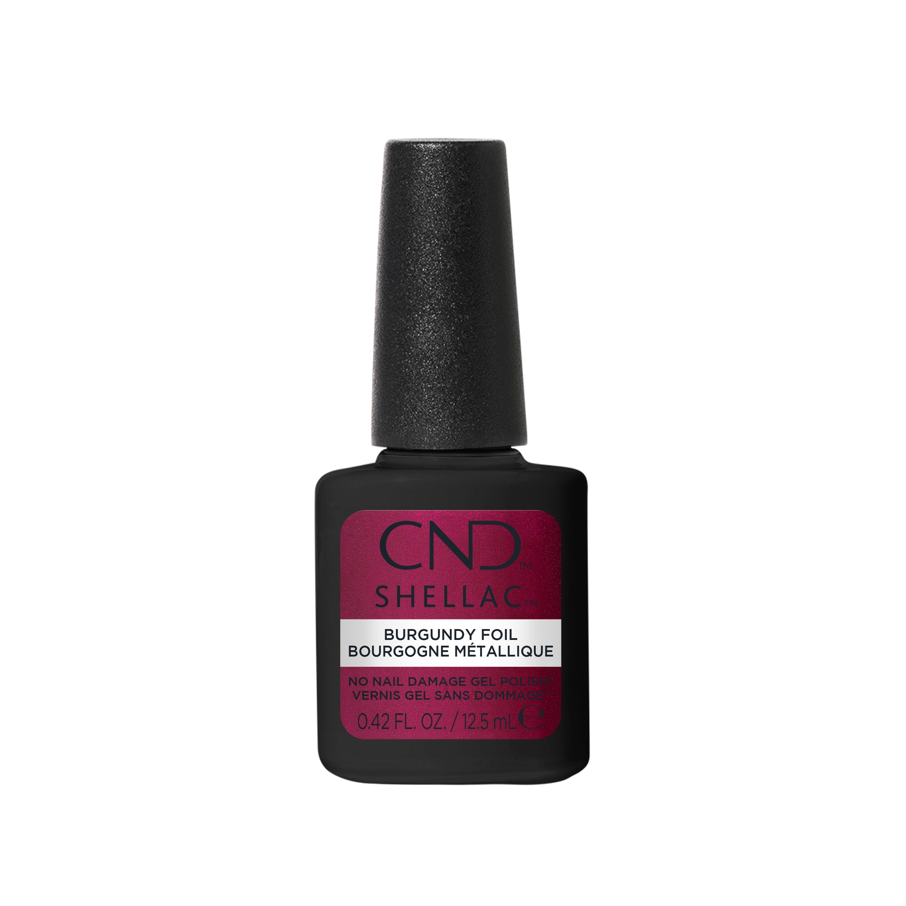 CND Shellac - Burgundy Foil 0.42 oz - Gel Polish at Beyond Polish