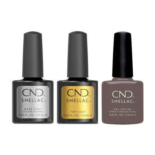 CND - Shellac Combo - Base, Top & Above My Pay Gray-ed