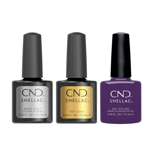 CND - Shellac Combo - Base, Top & Absolutely Radishing - Gel Polish at Beyond Polish