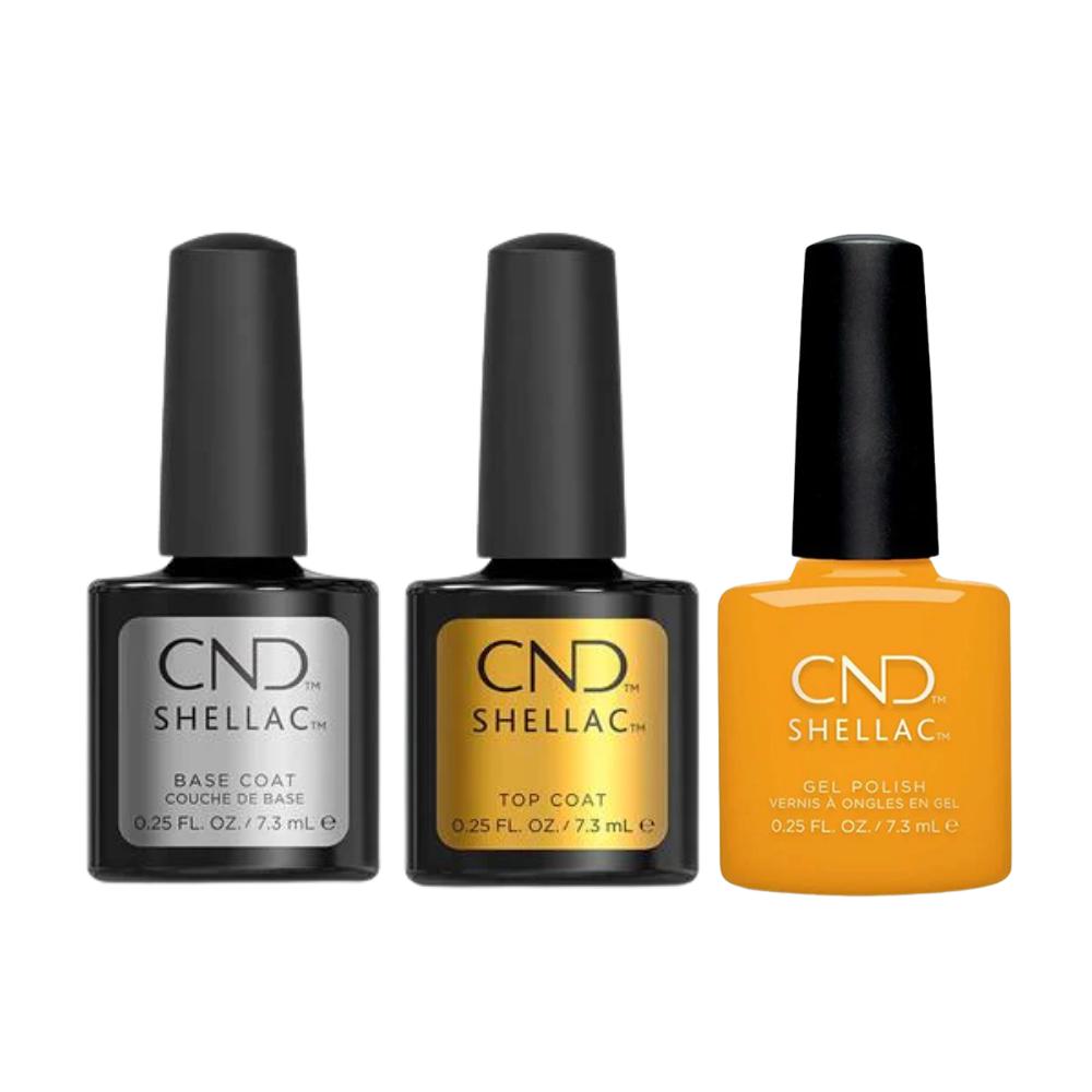 CND - Shellac Combo - Base, Top & Among the Marigolds - Gel Polish at Beyond Polish