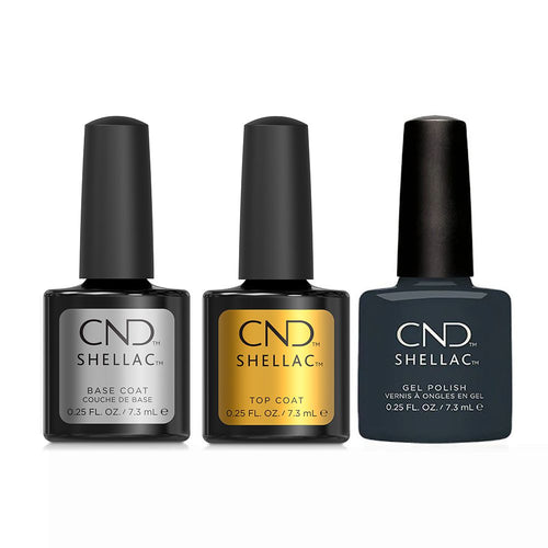 CND - Shellac Combo - Base, Top & Asphalt - Gel Polish at Beyond Polish