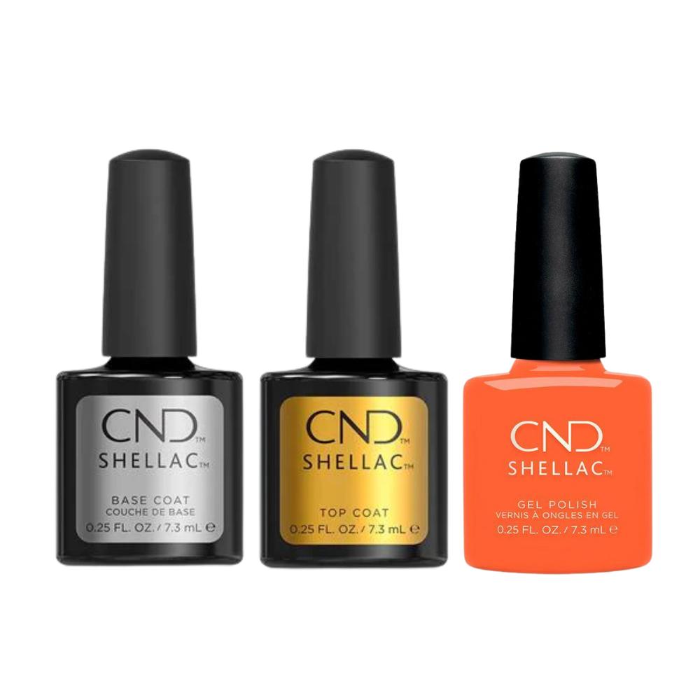 CND - Shellac Combo - Base, Top & B-Day Candle - Gel Polish at Beyond Polish