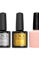CND - Shellac Combo - Base, Top & Bare Chemise - Gel Polish at Beyond Polish