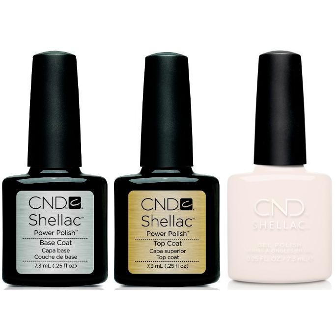 CND - Shellac Combo - Base, Top & Bouquet - Gel Polish at Beyond Polish