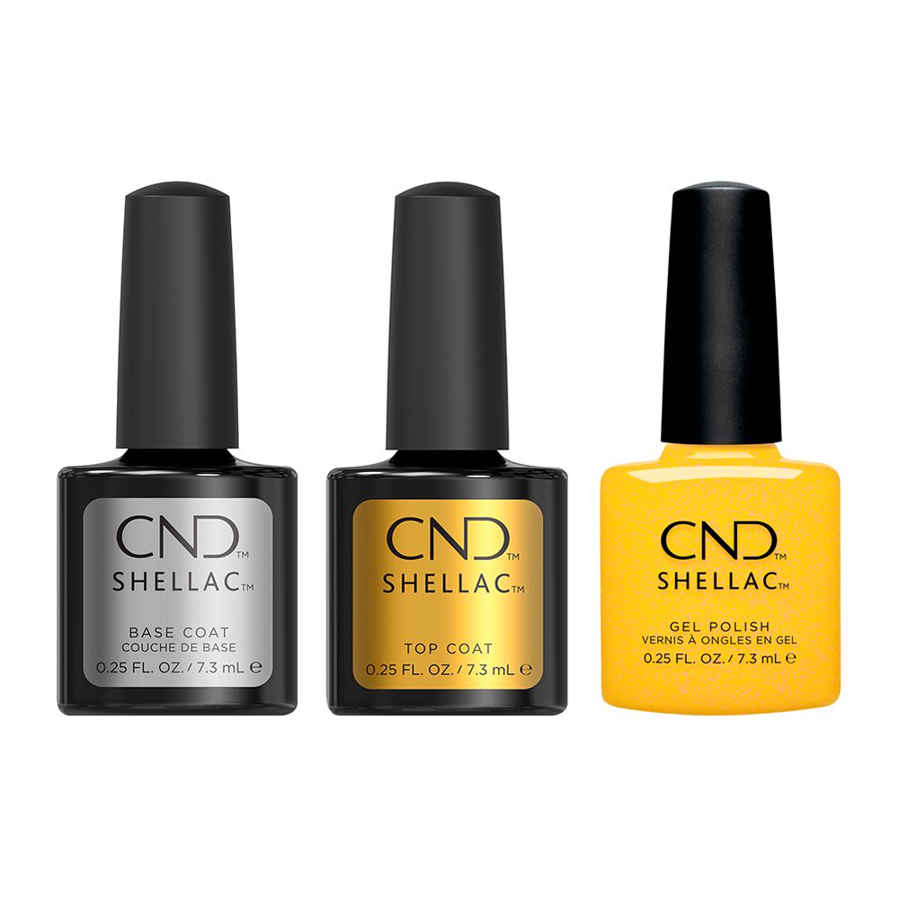 CND - Shellac Combo - Base, Top & Catching Light - Gel Polish at Beyond Polish