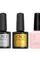 CND - Shellac Combo - Base, Top & Clearly Pink - Gel Polish at Beyond Polish