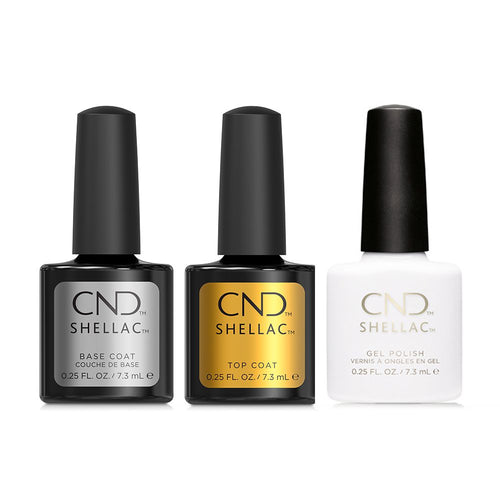 CND - Shellac Combo - Base, Top & Cream Puff - Gel Polish at Beyond Polish