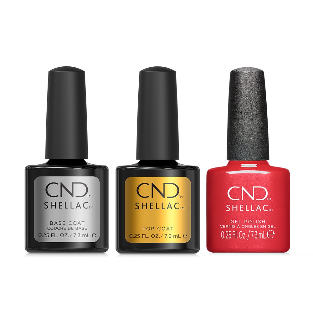 CND - Shellac Combo - Base, Top & Dragon Slay All Day - Gel Polish at Beyond Polish