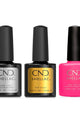 CND - Shellac Combo - Base, Top & Hot Pop Pink - Gel Polish at Beyond Polish