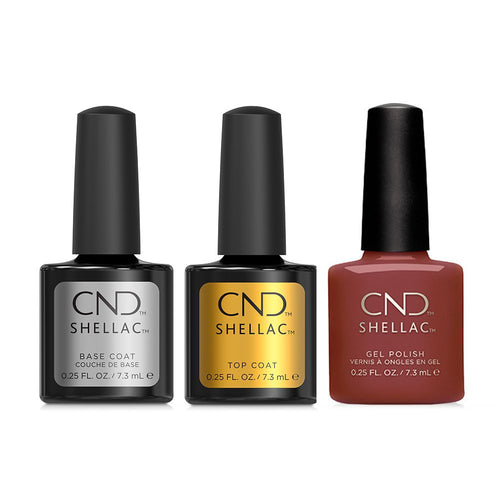 CND - Shellac Combo - Base, Top & Oxblood - Gel Polish at Beyond Polish