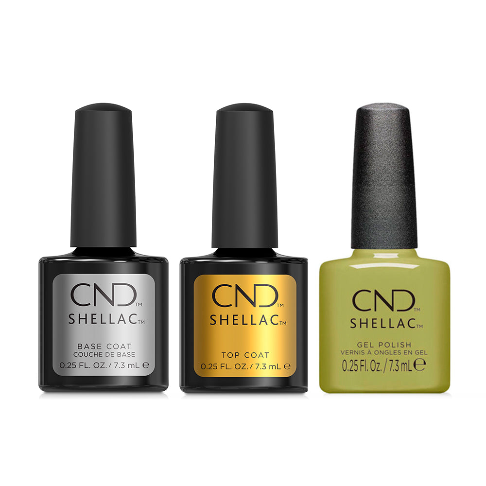 CND - Shellac Combo - Base, Top & Plantbound - Gel Polish at Beyond Polish