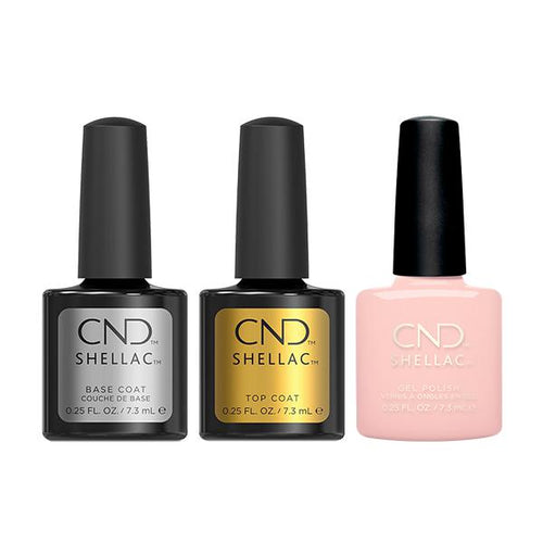 CND - Shellac Combo - Base, Top & Quartz Correct