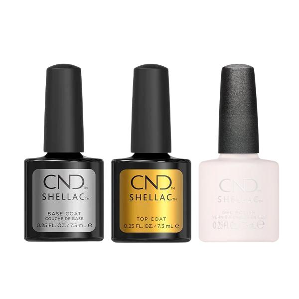 CND - Shellac Combo - Base, Top & Romantique - Gel Polish at Beyond Polish