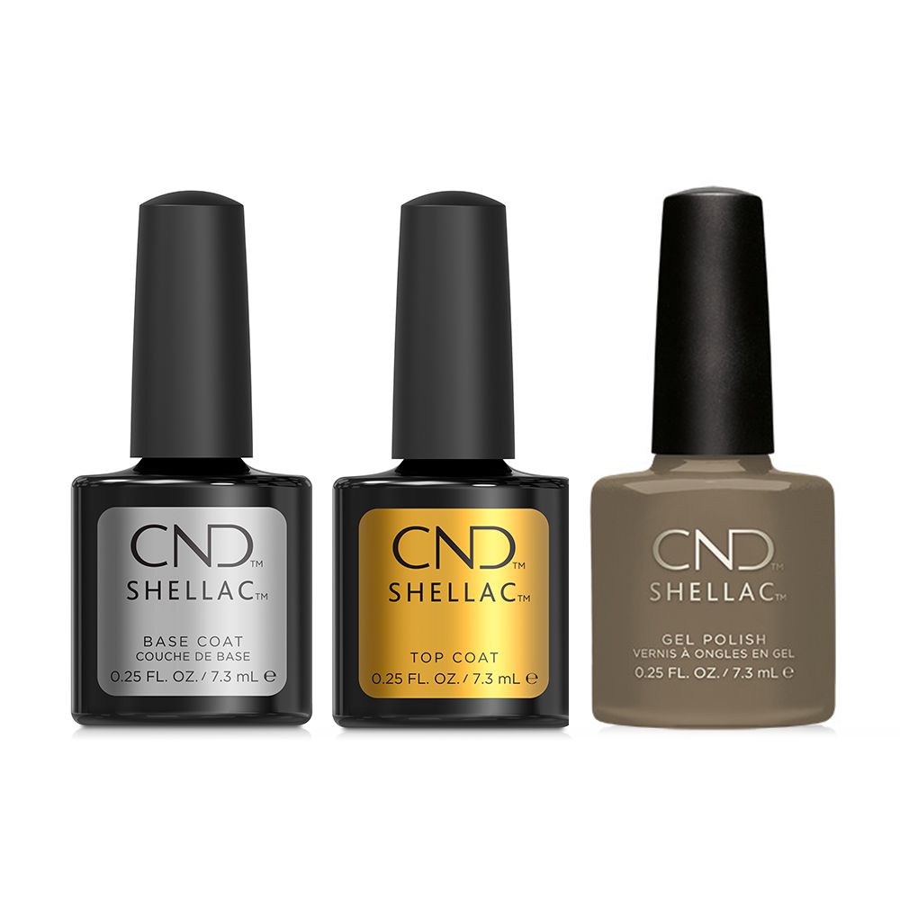 CND - Shellac Combo - Base, Top & Rubble - Gel Polish at Beyond Polish