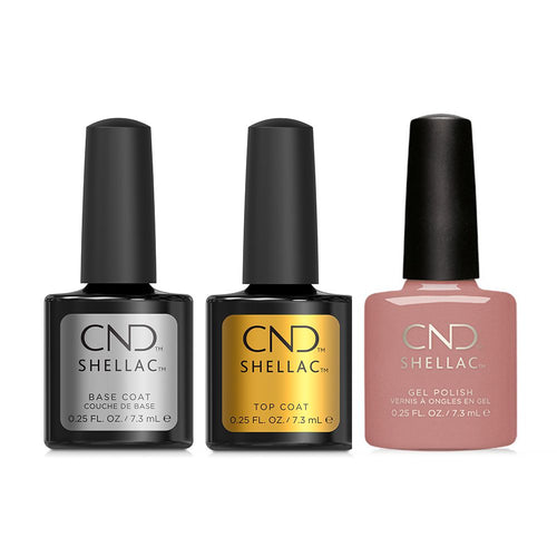 CND - Shellac Combo - Base, Top & Satin Pajamas - Gel Polish at Beyond Polish