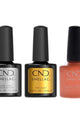 CND - Shellac Combo - Base, Top & Shells In The Sand - Gel Polish at Beyond Polish