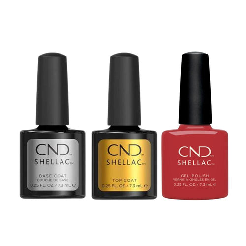 CND - Shellac Combo - Base, Top & Soft Flame