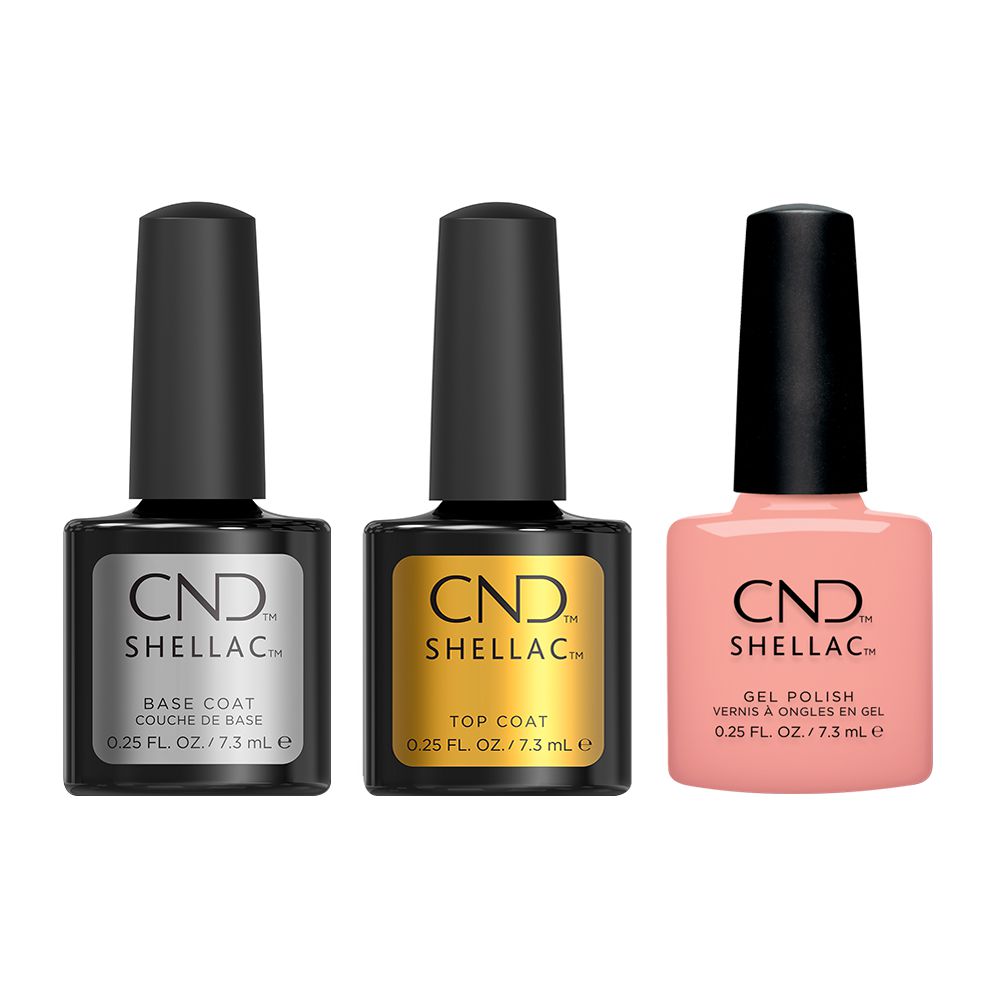 CND - Shellac Combo - Base, Top & Sunrise Energy - Gel Polish at Beyond Polish