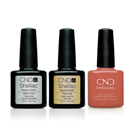 CND - Shellac Combo - Base, Top & Terracotta Dreams - Gel Polish at Beyond Polish