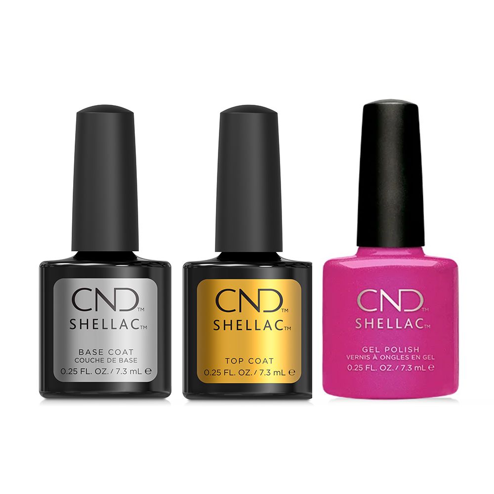 CND - Shellac Combo - Base, Top & Tutti Frutti - Gel Polish at Beyond Polish