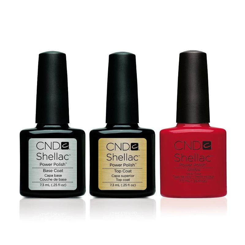 Shellac Wildfire CND - Shellac Combo - Base, Top & Wildfire