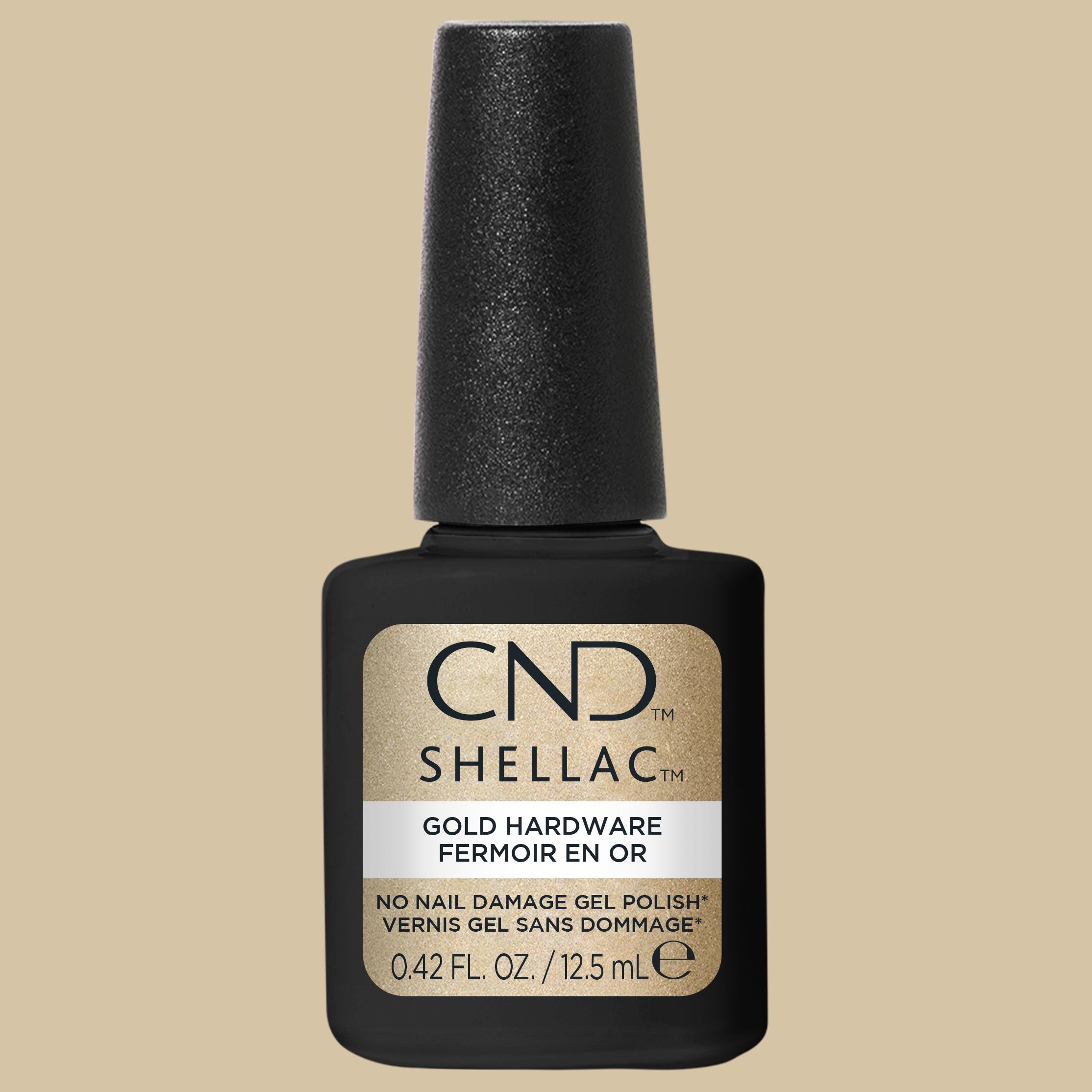 CND Shellac - Gold Hardware 0.42 oz - Gel Polish at Beyond Polish