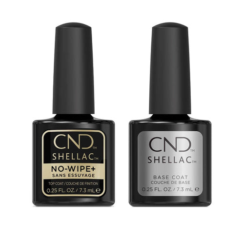 CND - Shellac No Wipe Top & Base Coat 0.25 oz