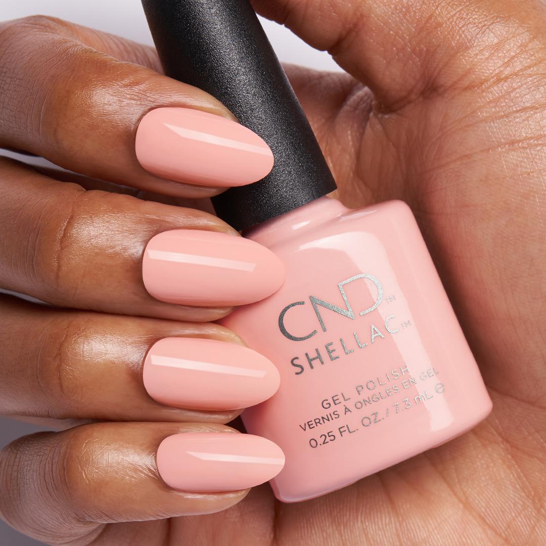 CND - Shellac Soft Peony (0.25 oz) - Gel Polish at Beyond Polish