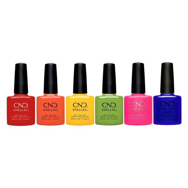 CND - Shellac Summer 6pc Collection Bundle 2026 #2 - Gel Polish at Beyond Polish