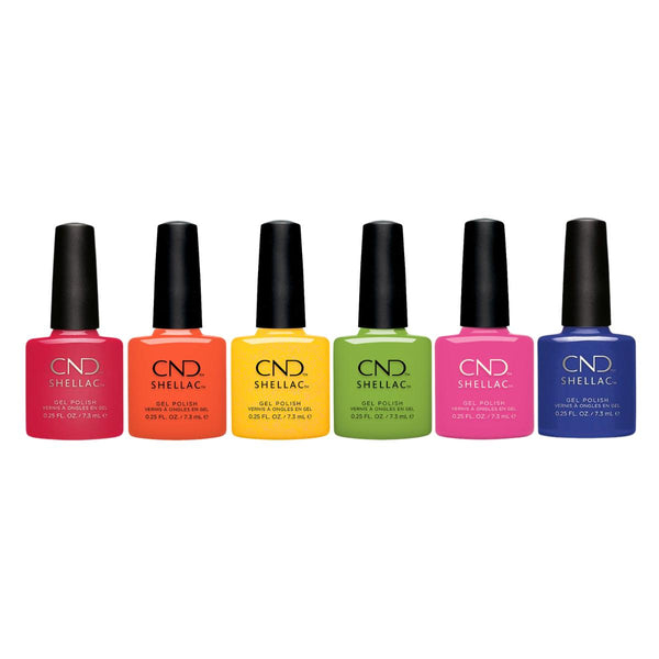 CND - Shellac Summer 6pc Collection Bundle 2026 - Gel Polish at Beyond Polish