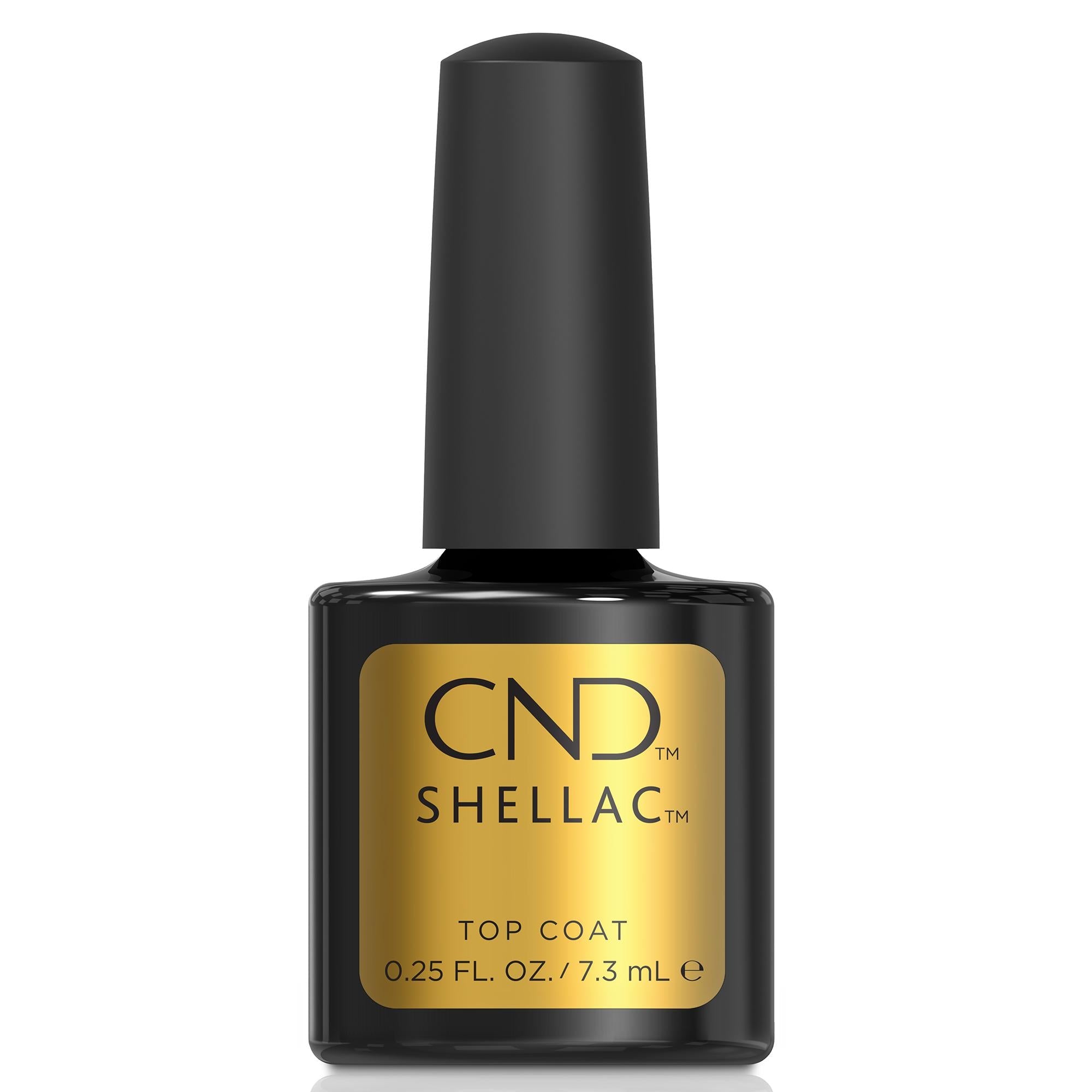 CND - Shellac Top Coat (0.25 oz) - Top & Base Coats - CNDS-Top Coat .25 ...