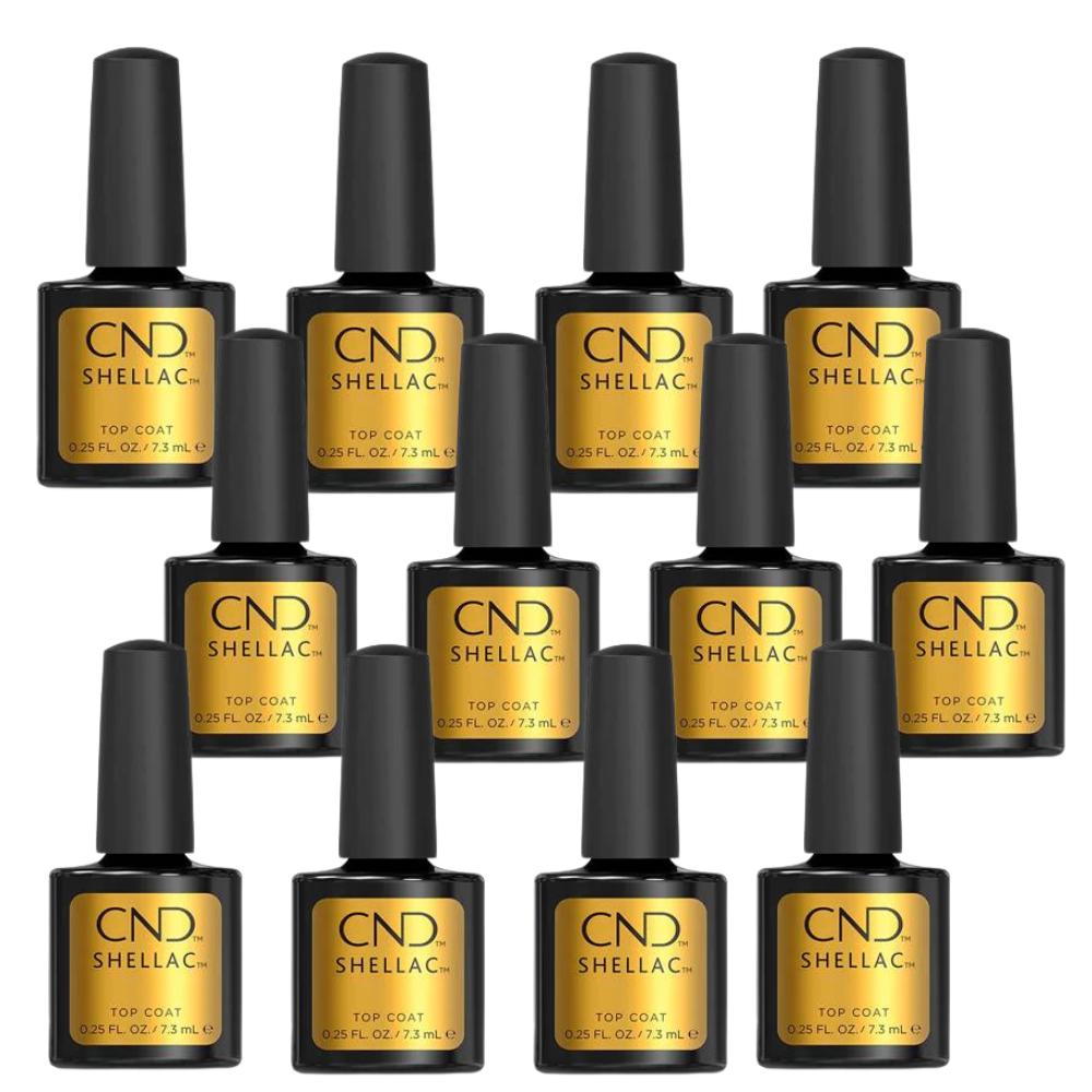 CND Shellac - Top Coat - 12 Pack (0.25 oz) - Top & Base Coats at Beyond Polish