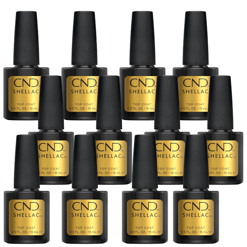 CND Shellac - Top Coat - 12 Pack 0.5 oz - Top & Base Coats at Beyond Polish