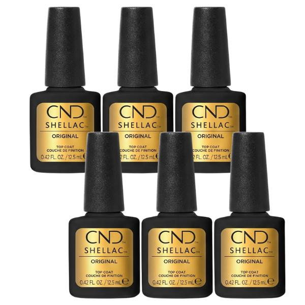 CND - Shellac Top Coat - 6 Pack - Gel Polish at Beyond Polish