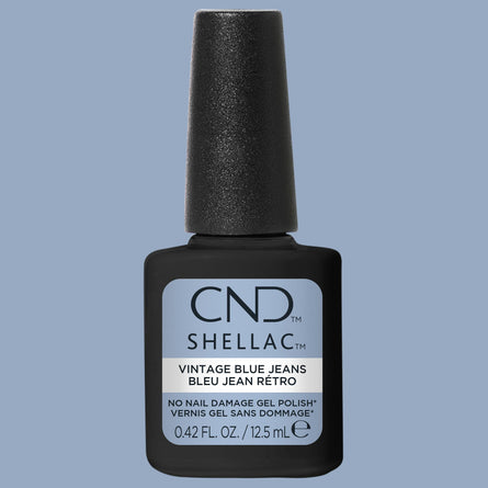 CND Shellac - Vintage Blue Jeans 0.42 oz - Gel Polish at Beyond Polish