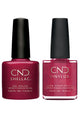 CND - Shellac & Vinylux Combo - Red Baroness - Gel & Lacquer Polish at Beyond Polish