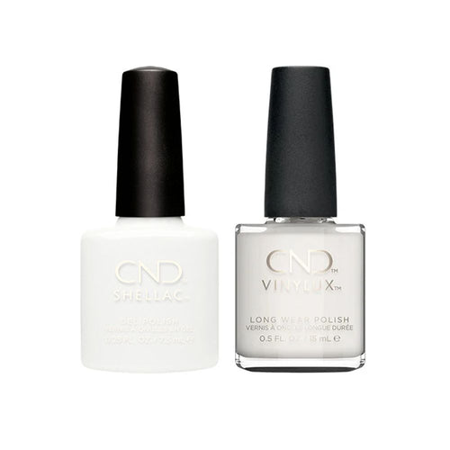 CND - Shellac & Vinylux Combo - Studio White - Gel & Lacquer Polish at Beyond Polish