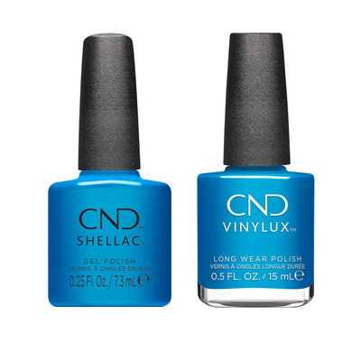 CND - Shellac & Vinylux Combo - What's Old Is Blue Again - Gel & Lacquer Polish at Beyond Polish